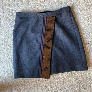 JCrew wool mix mini skirt. As new never worn size 00